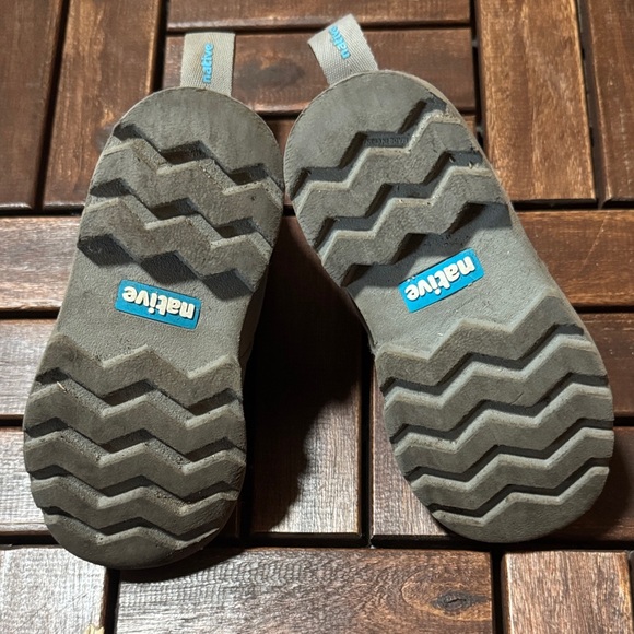 Native Kids Gray and Blue Boots - Picture 2 of 5